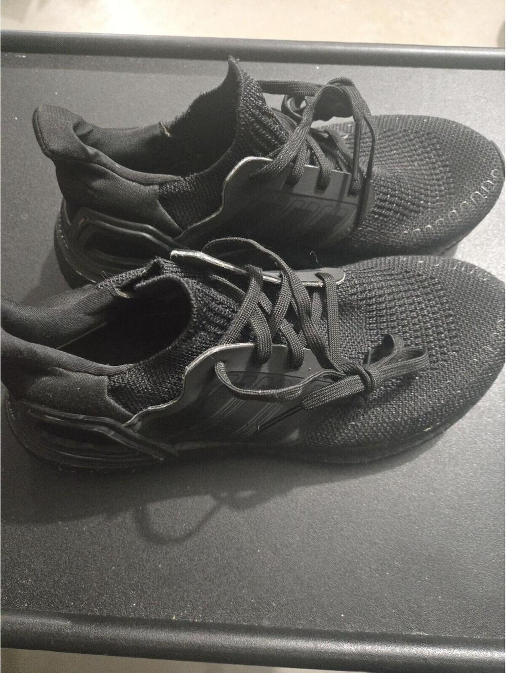 Adidas UltraBoost 19 Triple Black Running Shoes - Size 5 - Picture 5 of 6